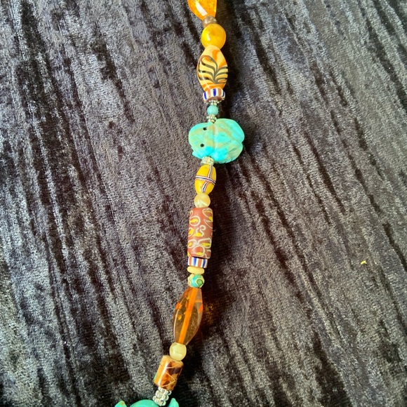 World Tribe turquoise fetish necklace - Picture 6 of 11